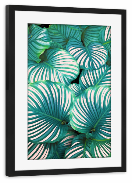 Poster mit Rahmen schwarz "Intemporel" artboxONE - Natur,Floral