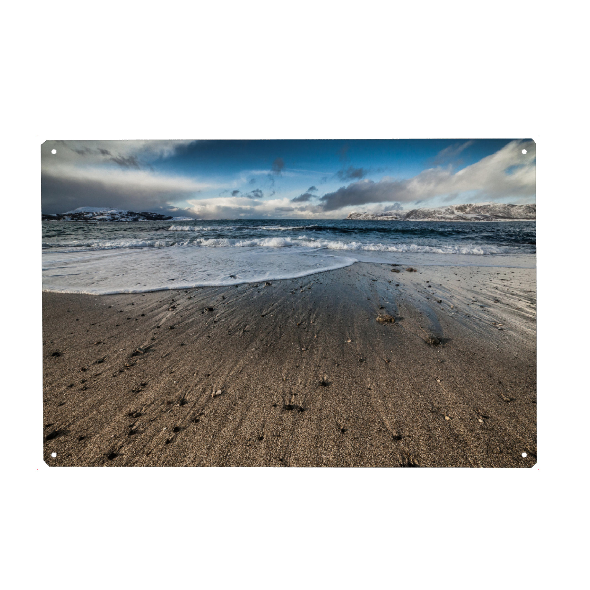 Metall Poster "Beachside" artboxONE - Natur,Reise,Reise / Strand und Meer,Reise / Länder