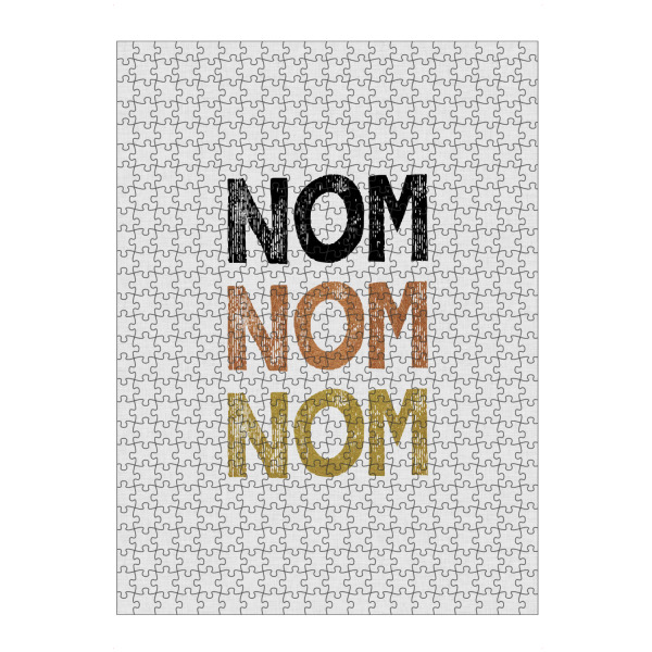 Puzzle Ravensburger "Nom Nom Nom 2" artboxONE - Typografie,Essen & Trinken