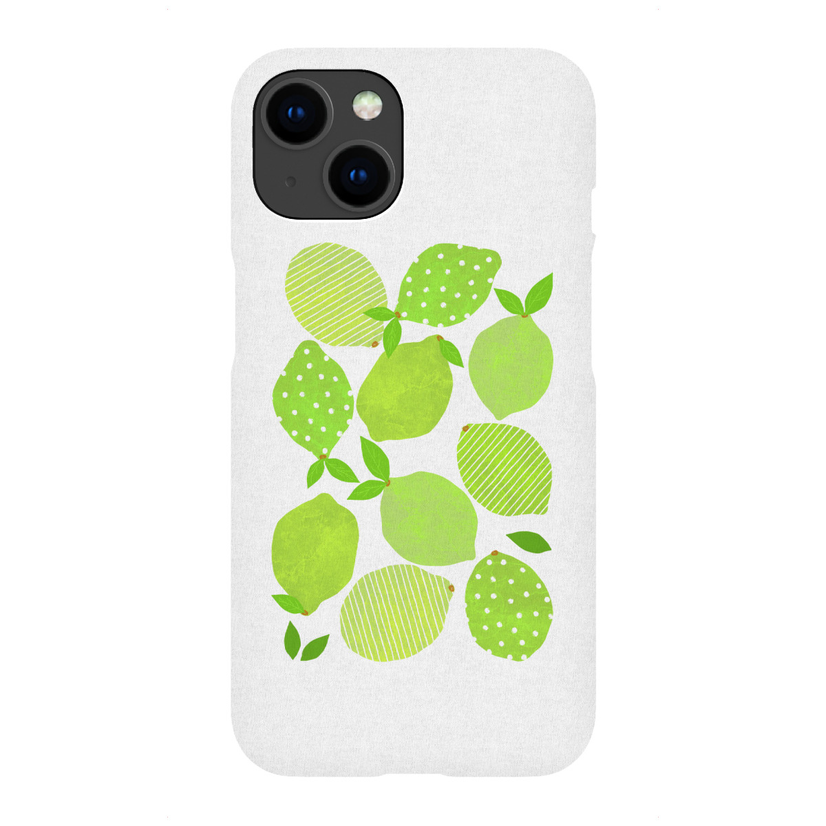 iPhone "Lime Crowd" Premium-Case Handyhülle artboxONE