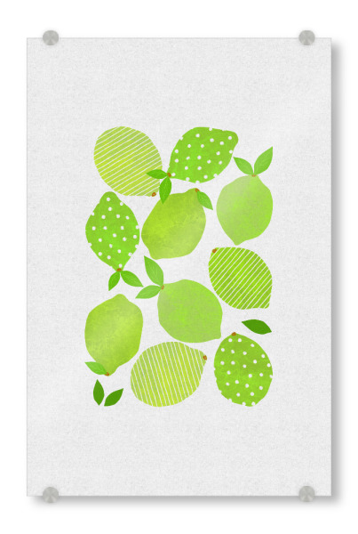 Acrylglasbild "Lime Crowd" artboxONE - Essen & Trinken,Essen & Trinken / Obst & Gemüse