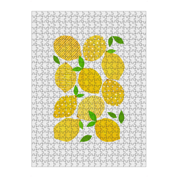 artboxONE Puzzle "Lemon Crowd" artboxONE - Essen & Trinken,Abstrakt,Essen & Trinken / Obst & Gemüse