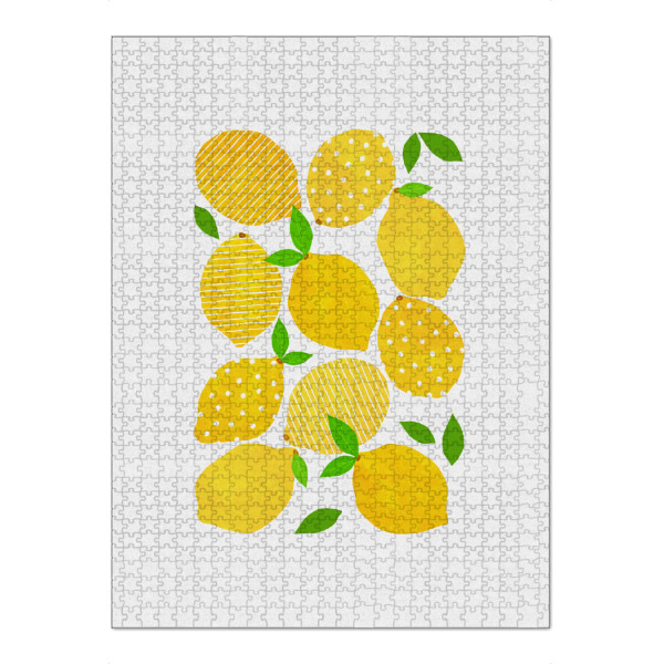 Puzzle Ravensburger "Lemon Crowd" artboxONE - Essen & Trinken,Abstrakt,Essen & Trinken / Obst & Gemüse