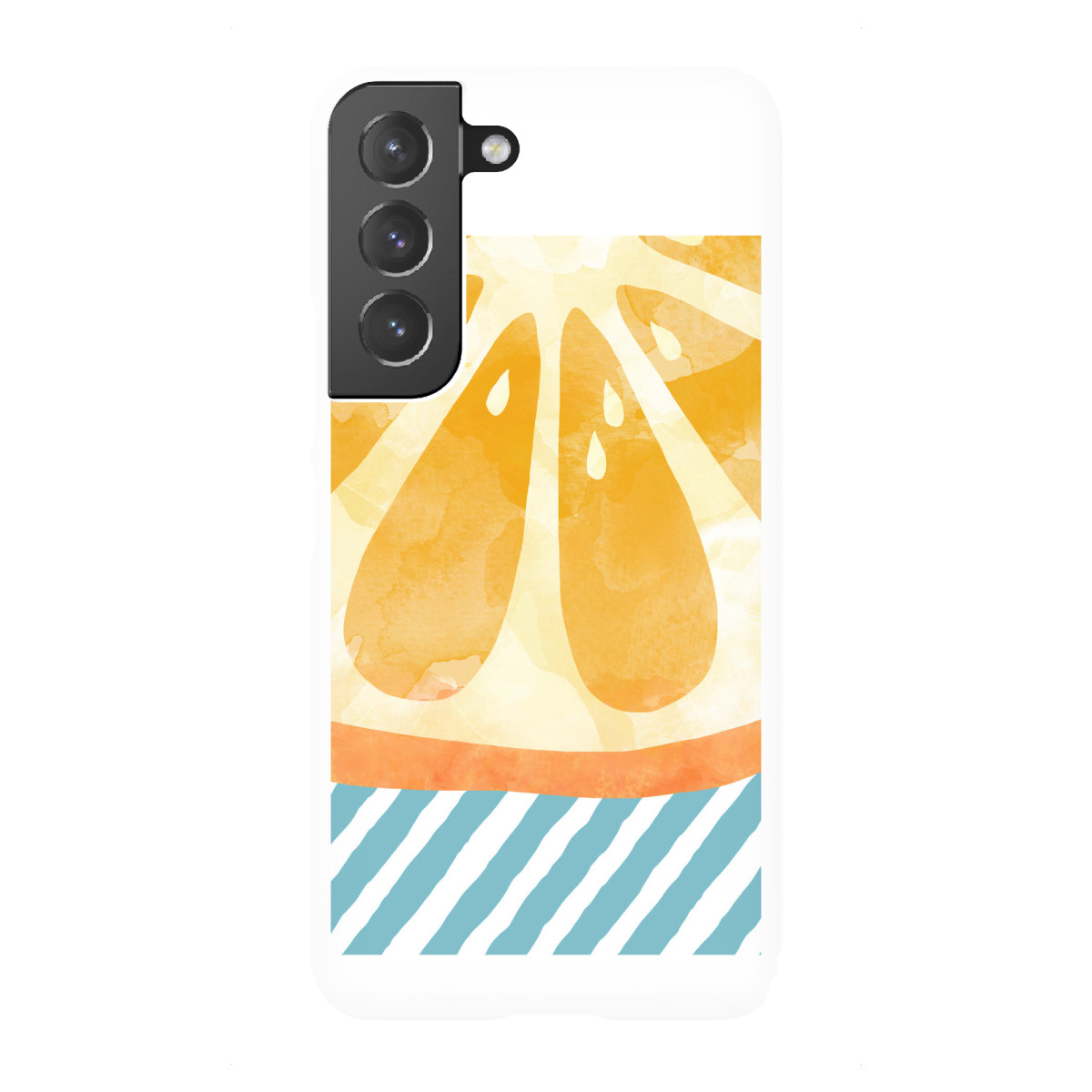 Samsung Galaxy "Orange Abstract" Premium-Case Handyhülle artboxONE