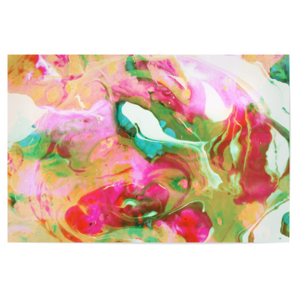 Poster 30x20 cm "Serendipity" artboxONE - Abstrakt - Malen,Aquarell,Acrylsauer,Abstrakt,Tinte,Exotisch,Handbemalt,Digital,Mixed-media