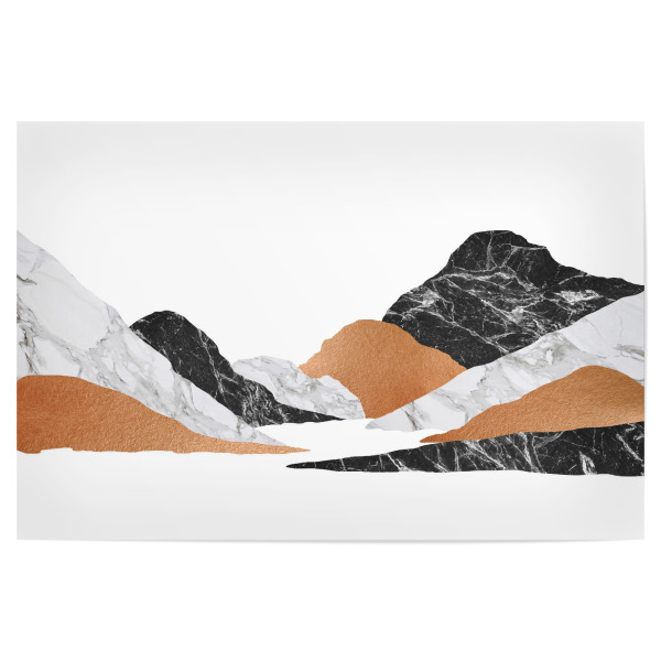 Poster "Marble Landscape II" artboxONE - Natur,Abstrakt,Marmor