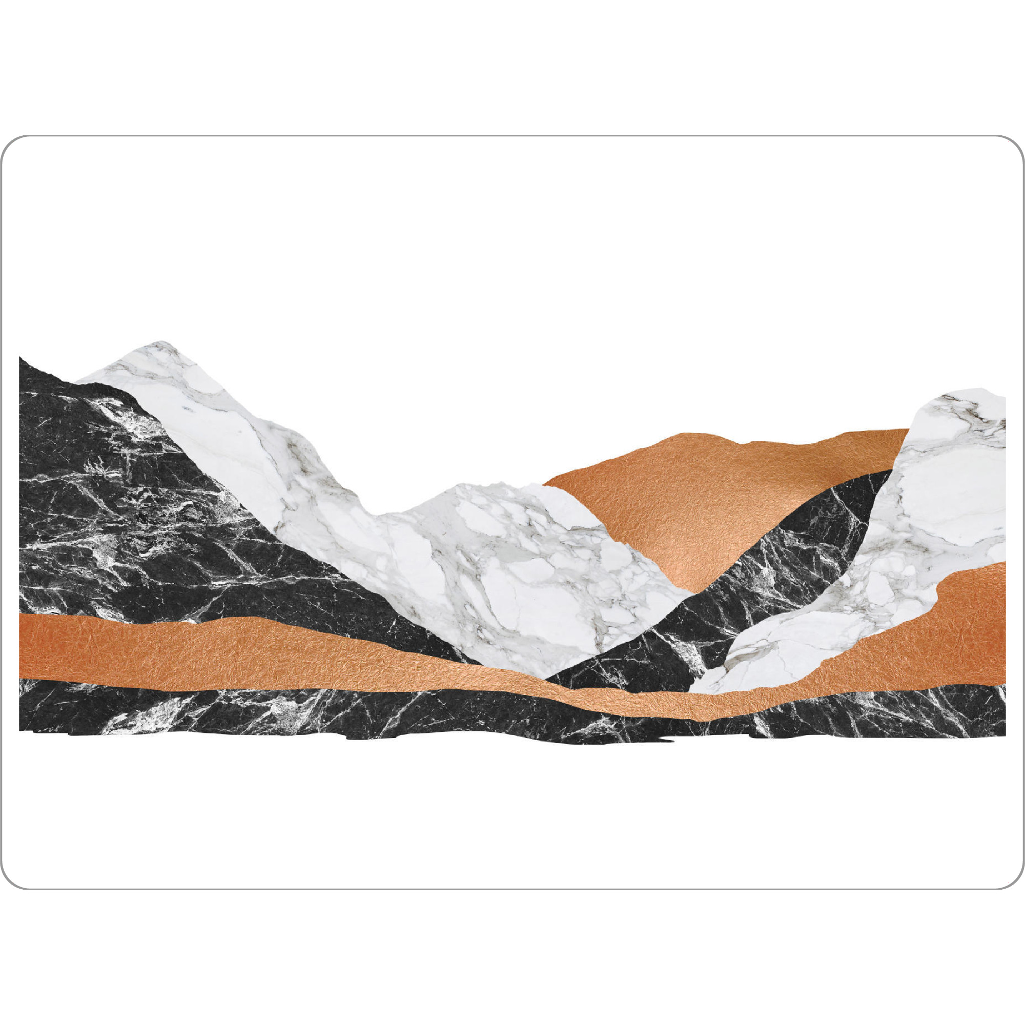 Tischset "Marble Landscape I" artboxONE - Natur,Abstrakt,Marmor