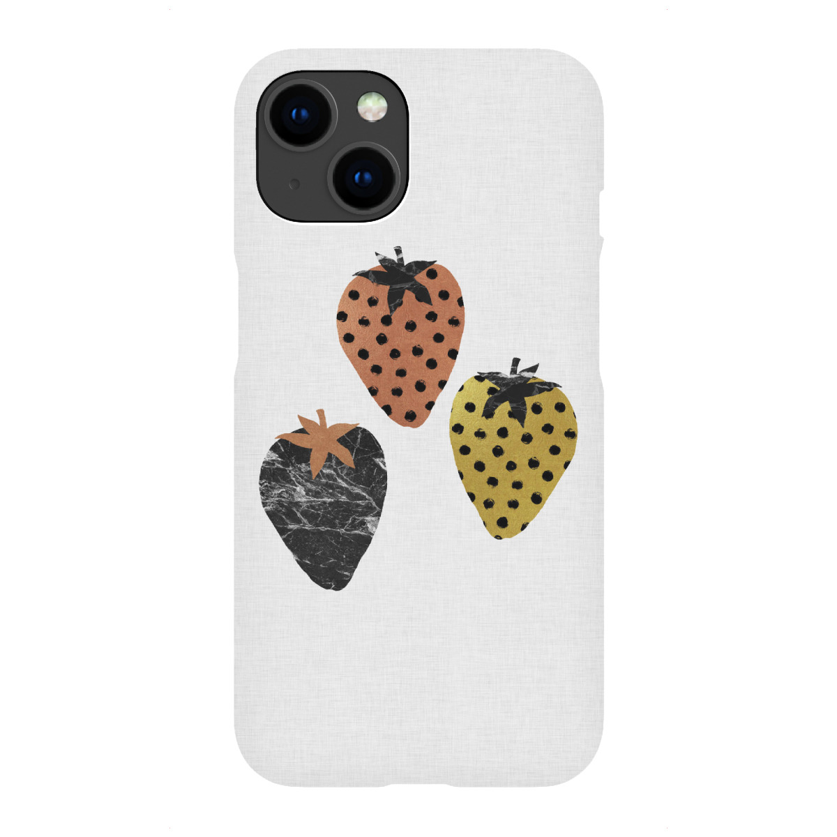 "Scandi Strawberries"für iPhone - Premium-Case Handyhülle artboxONE