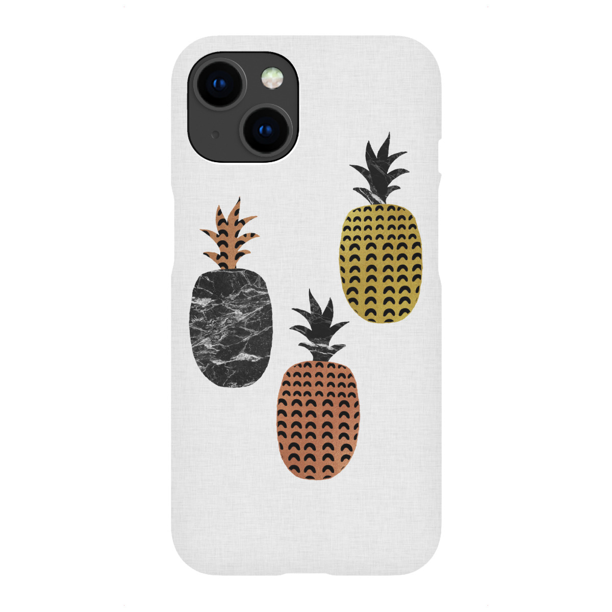"Scandi Pineapples"für iPhone - Premium-Case Handyhülle artboxONE