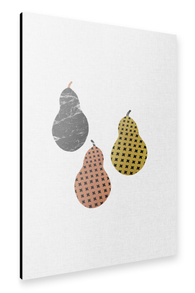 Alu-Dibond "Scandi Pears" 30x20 cm artboxONE