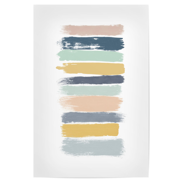 Poster 30x20 cm "Painted Stripes I" artboxONE - Abstrakt,Geometrie