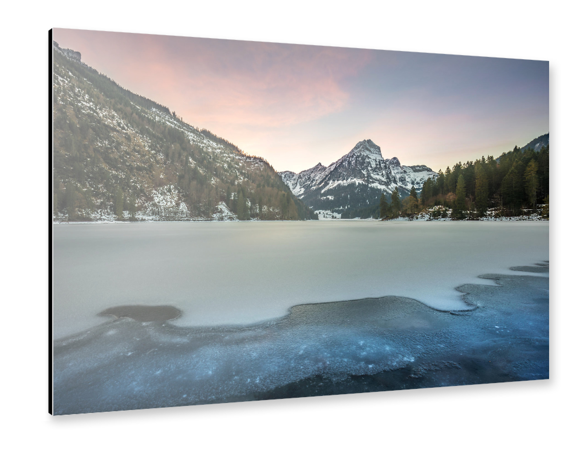 Alu-Dibond "Obersee 2" 75x50 cm artboxONE