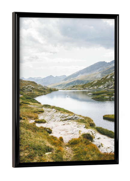 Poster mit schwarzem Rahmen "San-Bernardino-Pass" artboxONE - Natur,Reise