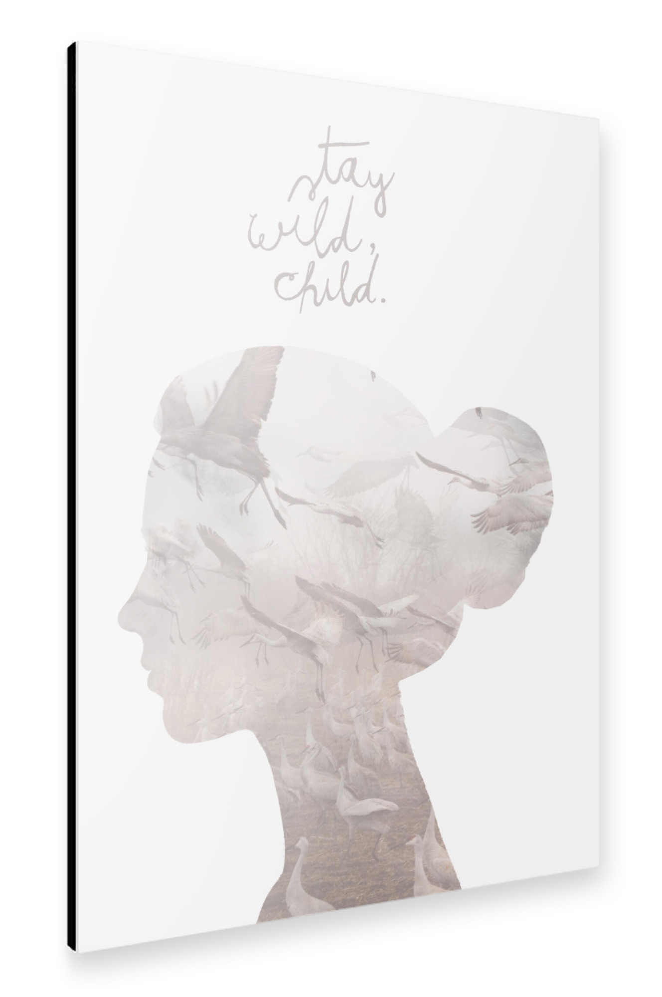 Alu-Dibond "Wild Child 1" 30x20 cm artboxONE