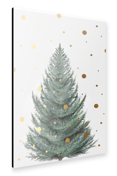 Alu-Dibond "Christmastree" 30x20 cm artboxONE