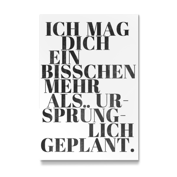 Galerie-Print "Geplant" 30x20 cm artboxONE