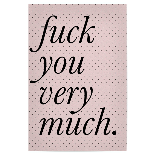 Poster 30x20 cm "Fyvm" artboxONE - Typografie,Menschen,Sport / Motivation