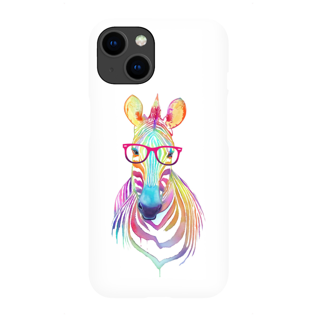 "Colorful zebra"für iPhone - Premium-Case Handyhülle artboxONE