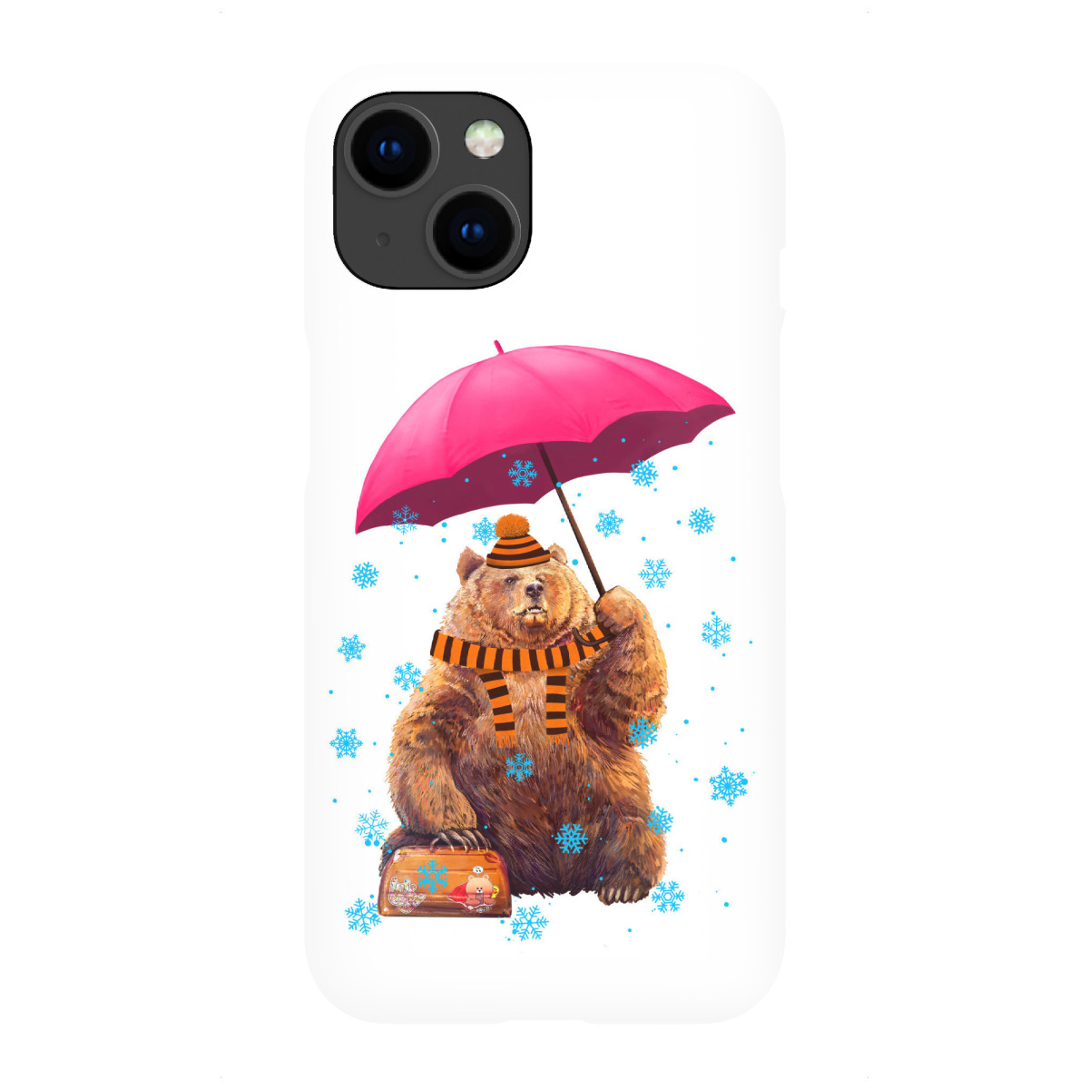 "Winter bear 3"für iPhone - Premium-Case Handyhülle artboxONE