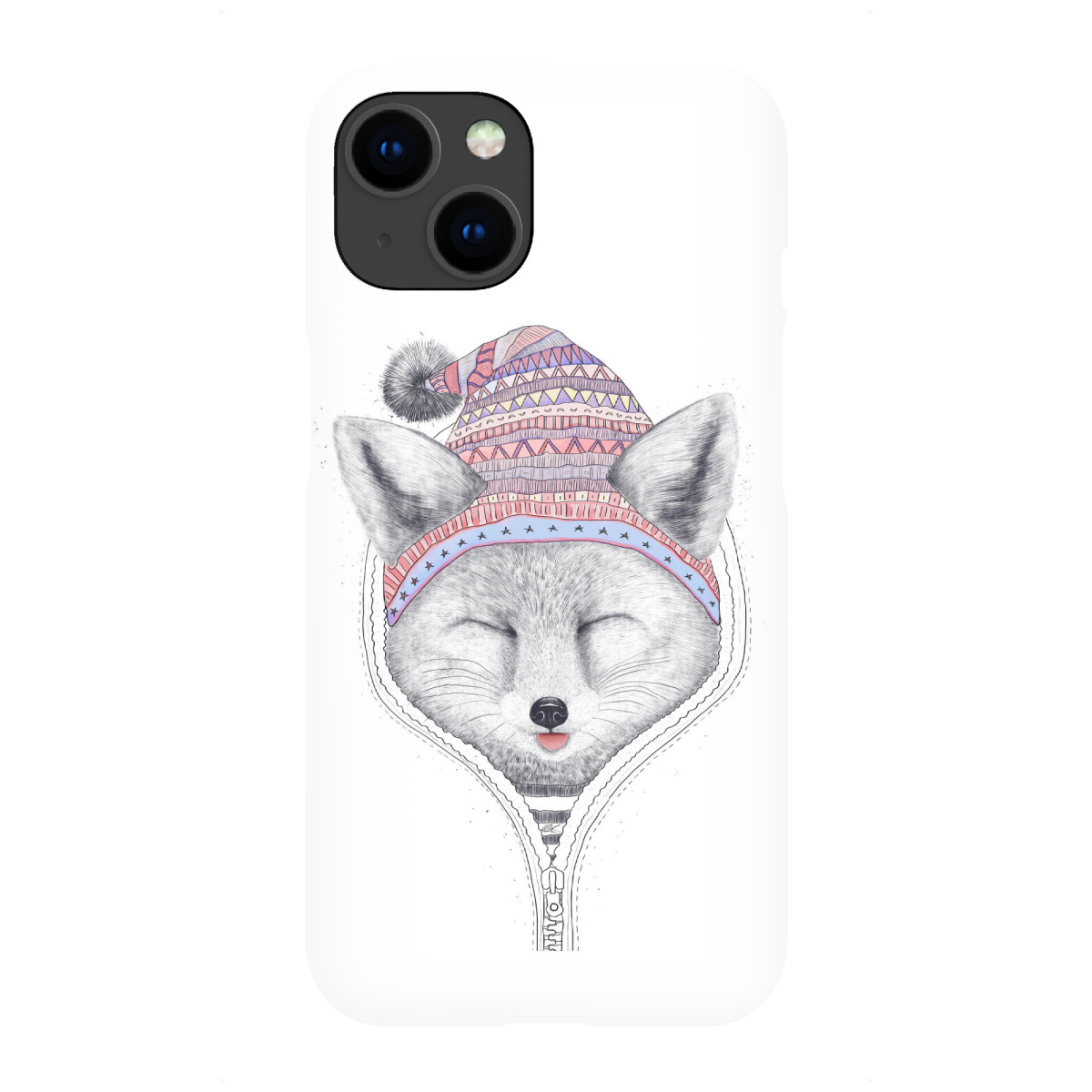 "Fox in a hood"für iPhone - Premium-Case Handyhülle artboxONE