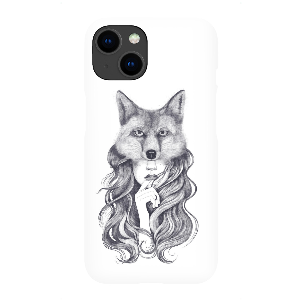 "Fox girl"für iPhone - Premium-Case Handyhülle artboxONE