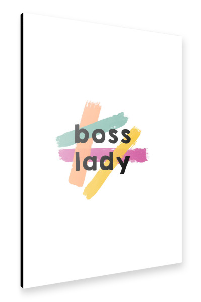 Alu-Dibond "Boss Lady 3" 30x20 cm artboxONE