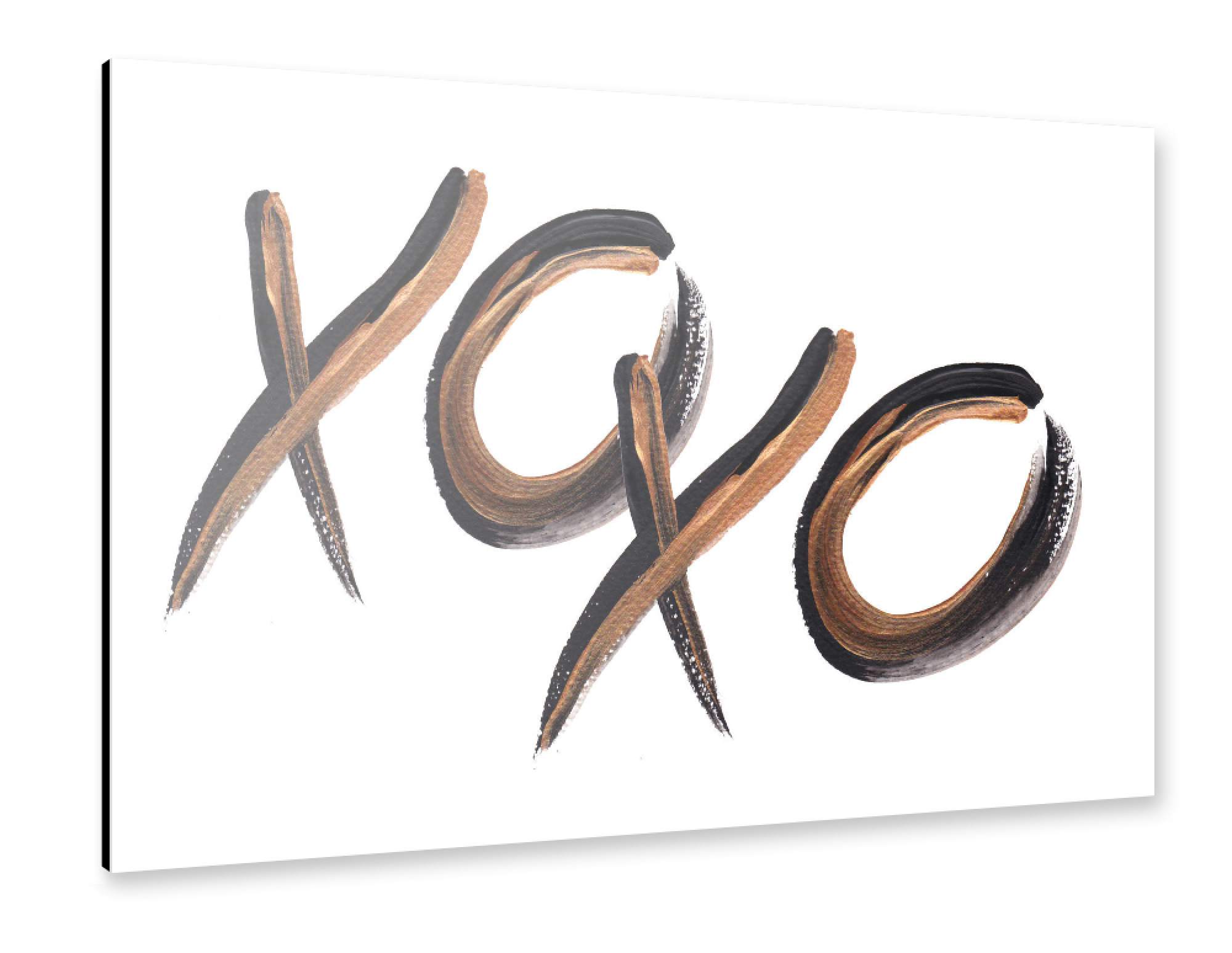 Alu-Dibond "Xoxo Lovelies" 75x50 cm artboxONE