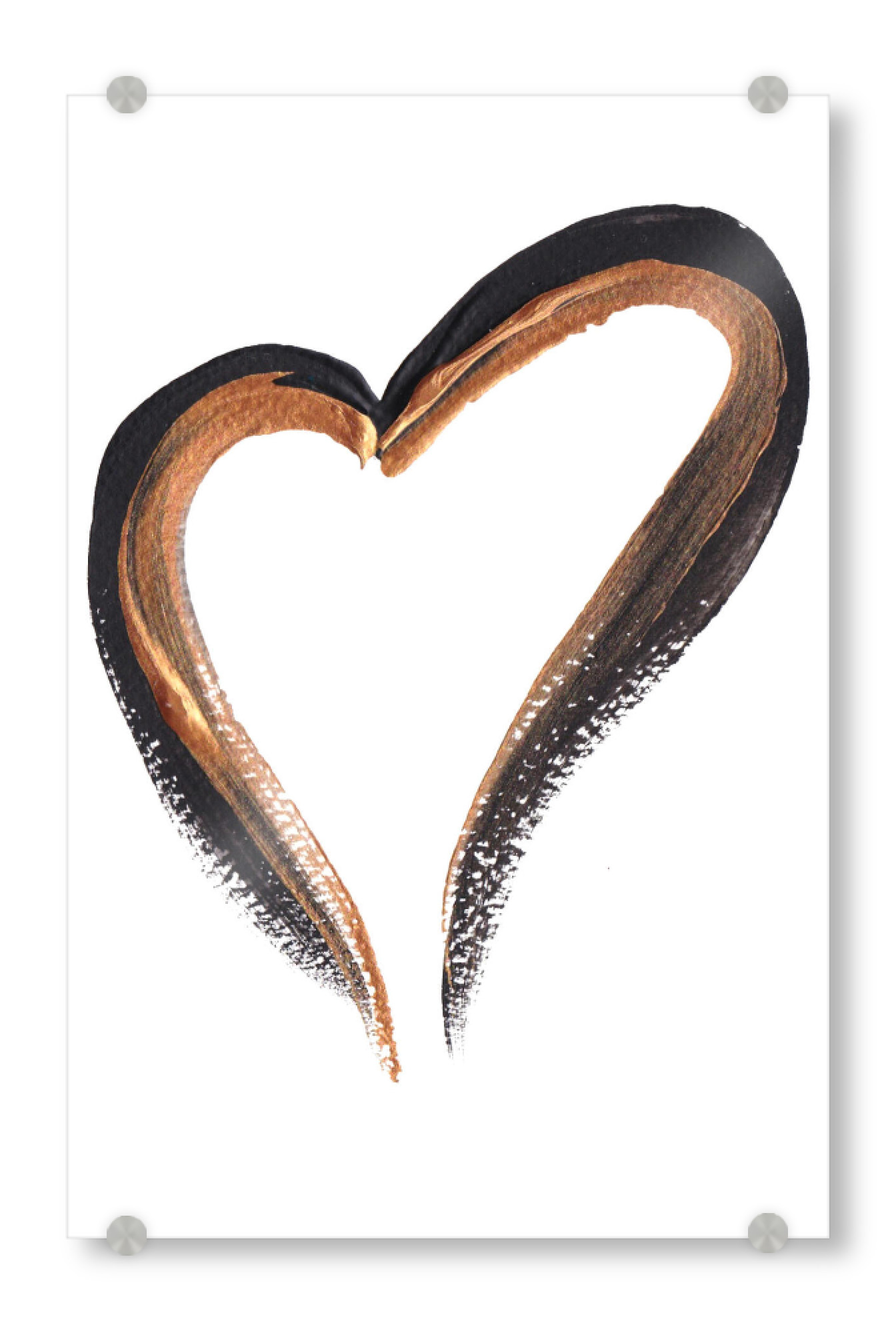 Acrylglasbild "Heart 3" artboxONE - Liebe,Fashion
