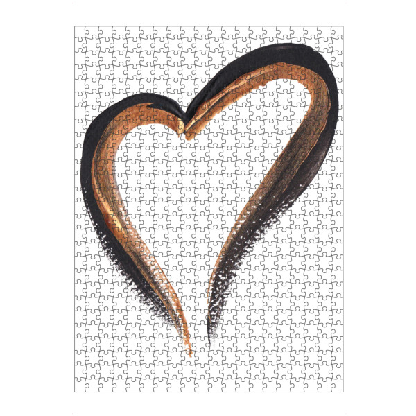 Puzzle Ravensburger "Heart 3" artboxONE - Liebe,Fashion