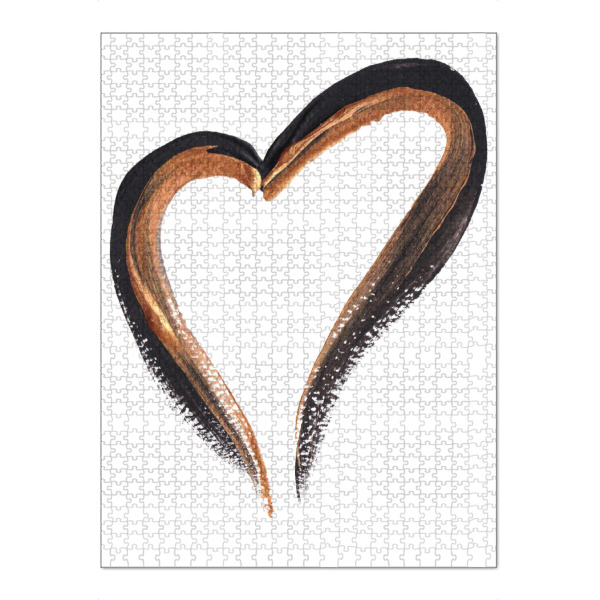 Puzzle Ravensburger "Heart 3" artboxONE - Liebe,Fashion