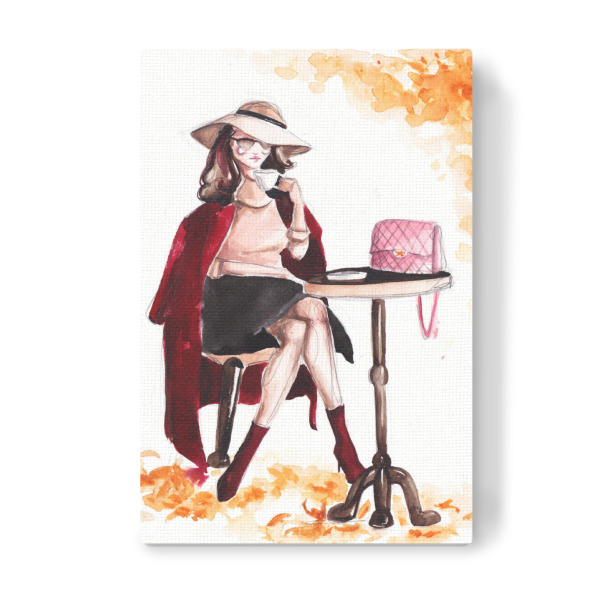 Leinwandbild "Autumn Coffee" artboxONE - Fashion