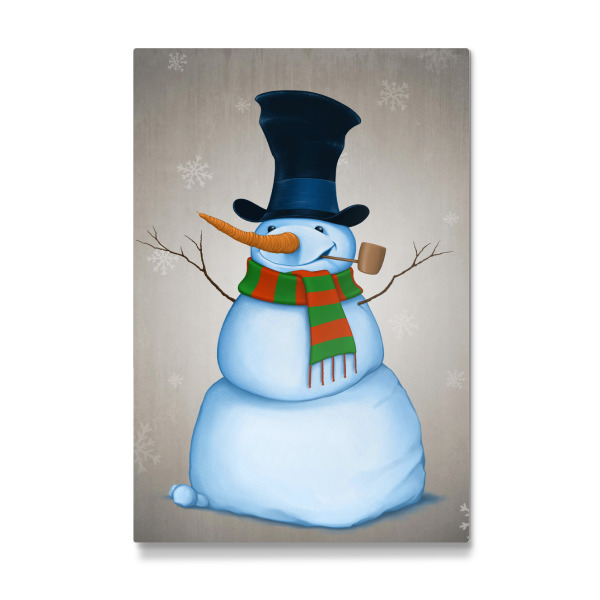Galerie-Print "Christmas Snowman" 30x20 cm artboxONE