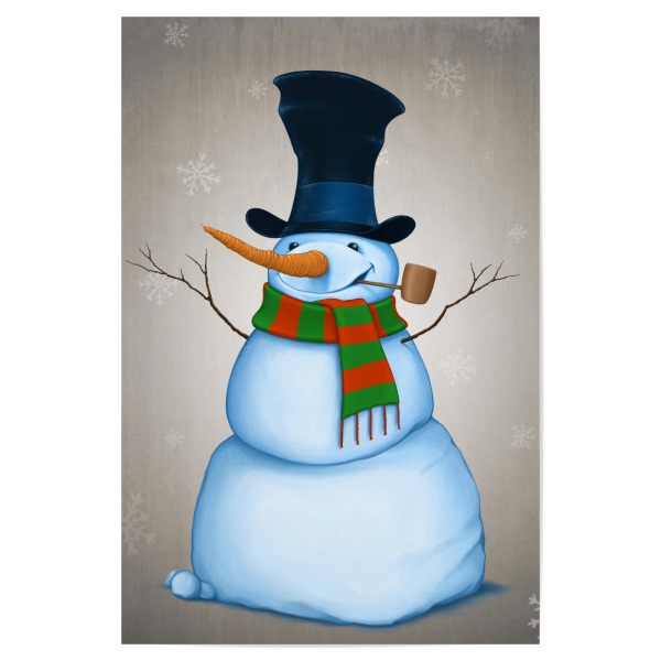 Poster "Christmas Snowman" artboxONE - Festivals