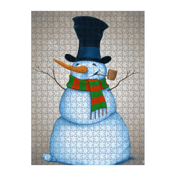 artboxONE Puzzle "Christmas Snowman" artboxONE - Festivals
