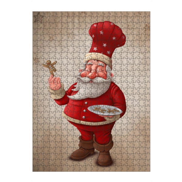 Puzzle Ravensburger "Santa Claus pastry cook" artboxONE - Festivals