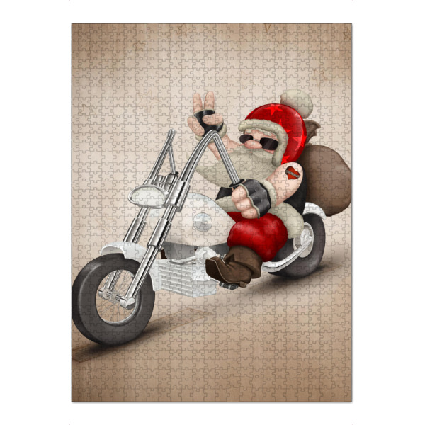 Puzzle Ravensburger "Motorized Santa Claus" artboxONE - Festivals