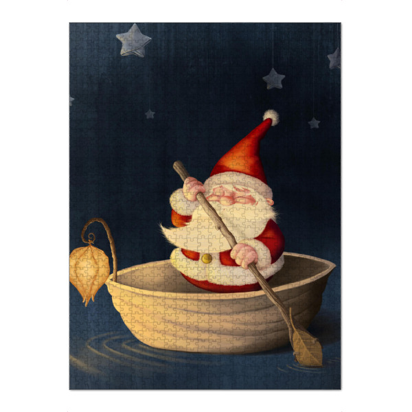 Puzzle Ravensburger "Santa Claus and walnut shell" artboxONE - Festivals