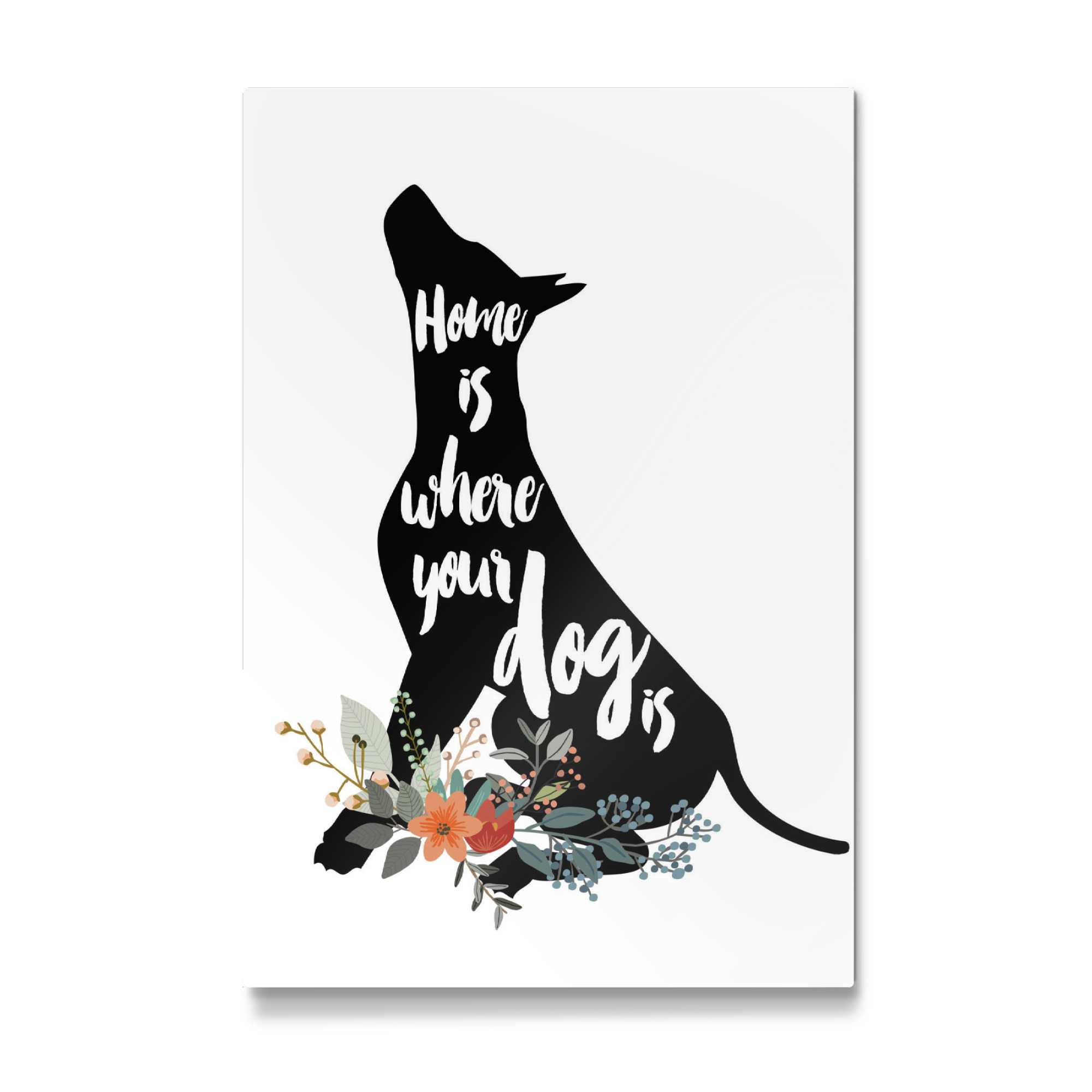 Galerie-Print "Zuhause ist wo dein Hund ist 3" 75x50 cm artboxONE