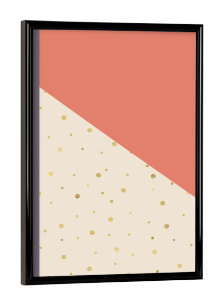 Poster mit schwarzem Rahmen "Nostalgia #1" artboxONE - Abstrakt,Geometrie