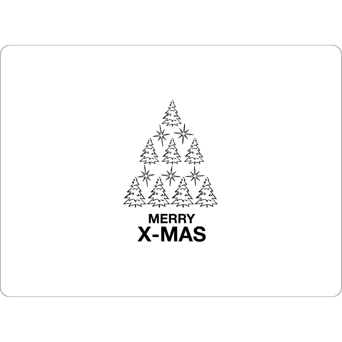 Tischset "Merry Xmas 3" artboxONE - Typografie,Weihnachten