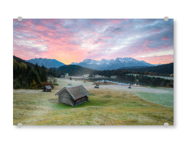Acrylglasbild "Am Geroldsee in Bayern 2" artboxONE - Natur,Reise