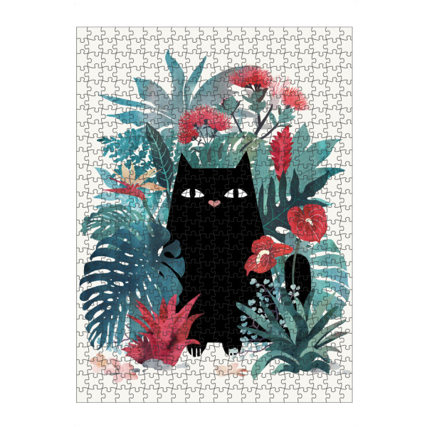 Puzzle Ravensburger "Popoki" artboxONE - Natur,Floral,Tiere