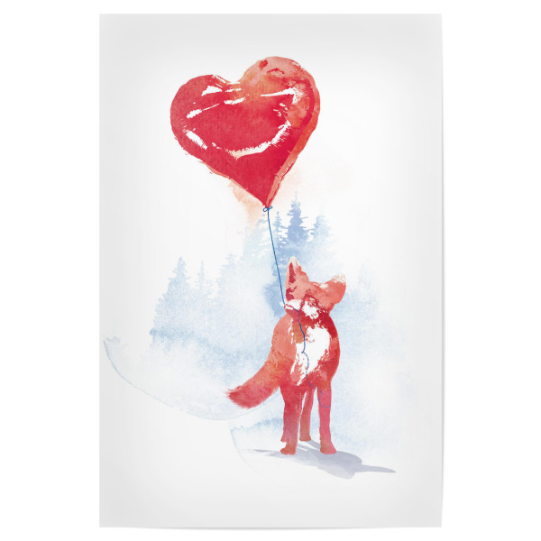Poster "This one is for you" artboxONE - Natur - Fox,Love,Forest,Heart