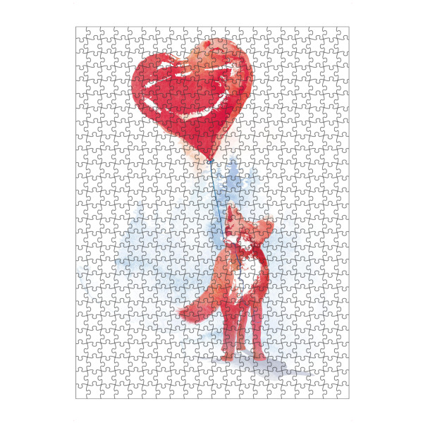 Puzzle Ravensburger "This one is for you" artboxONE - Natur - Fox,Love,Forest,Heart - Bild fox