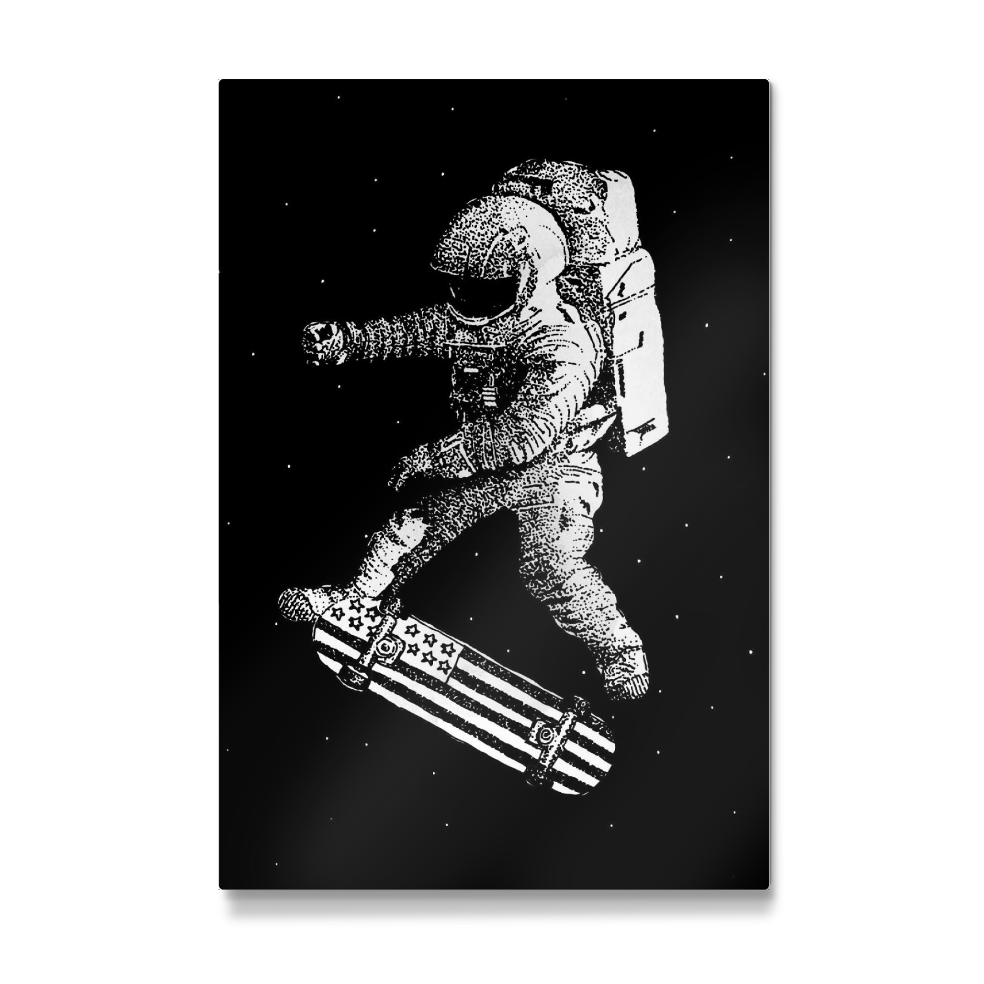 Galerie-Print "Kickflip in space" 75x50 cm artboxONE