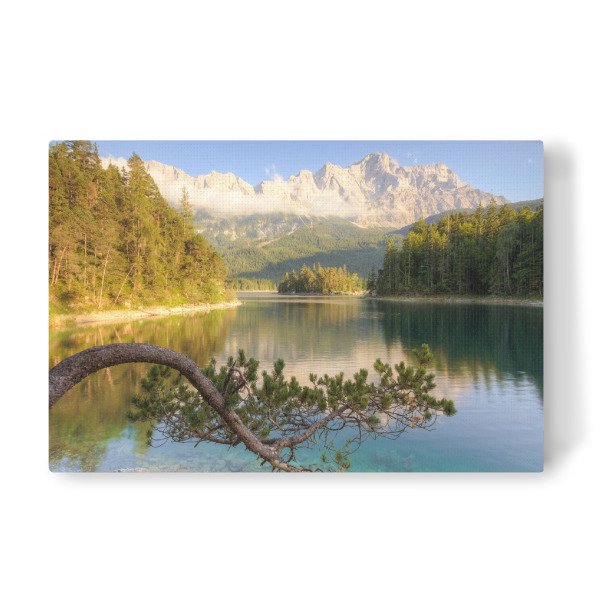 Leinwandbild "Am Eibsee in Bayern" artboxONE - Natur,Reise
