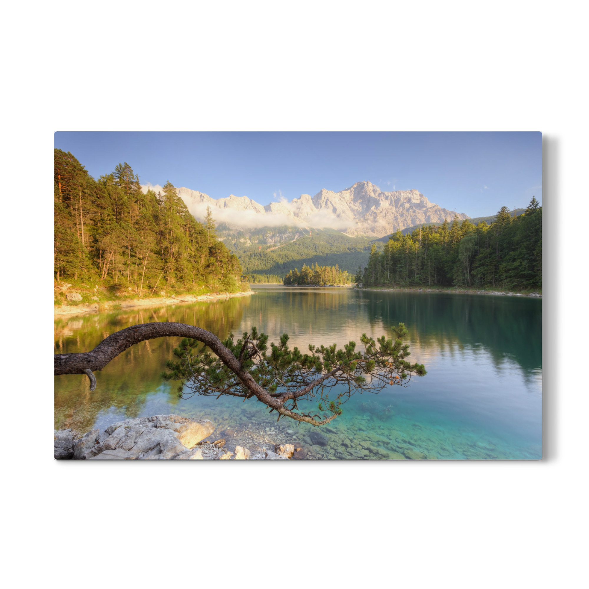 Galerie-Print "Am Eibsee in Bayern" 30x20 cm artboxONE