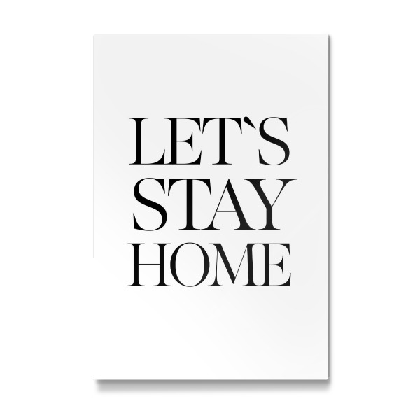Galerie-Print "Let's stay home 4" 30x20 cm artboxONE