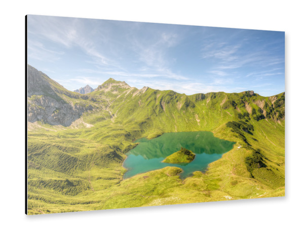 Alu-Dibond "Der Schrecksee im Allgäu" 30x20 cm artboxONE