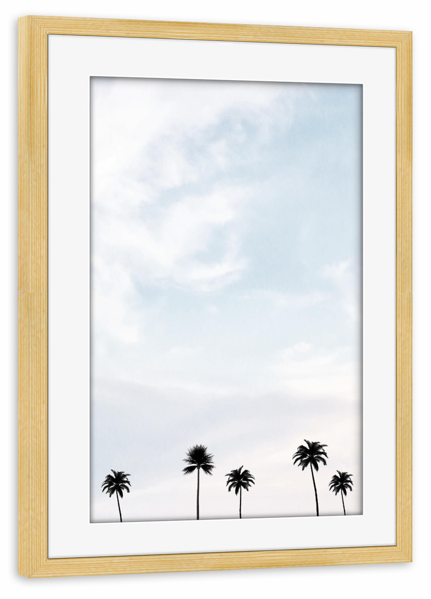 Poster mit Rahmen kiefer "Palmtrees" artboxONE - Reise,Reise / Strand und Meer,Reise / Länder - Palmen
